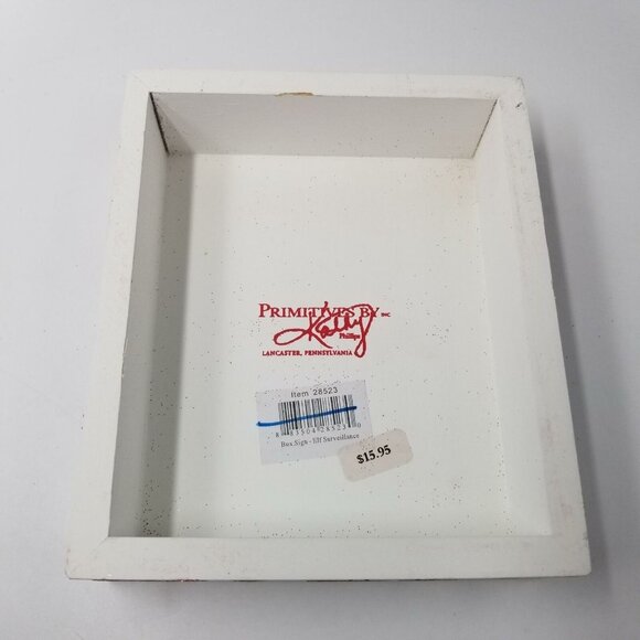 Elf on Shelf Hide Seek Game Elf Surveillance Primitive by Kathy Sign New Lot 2 - Picture 7 of 7